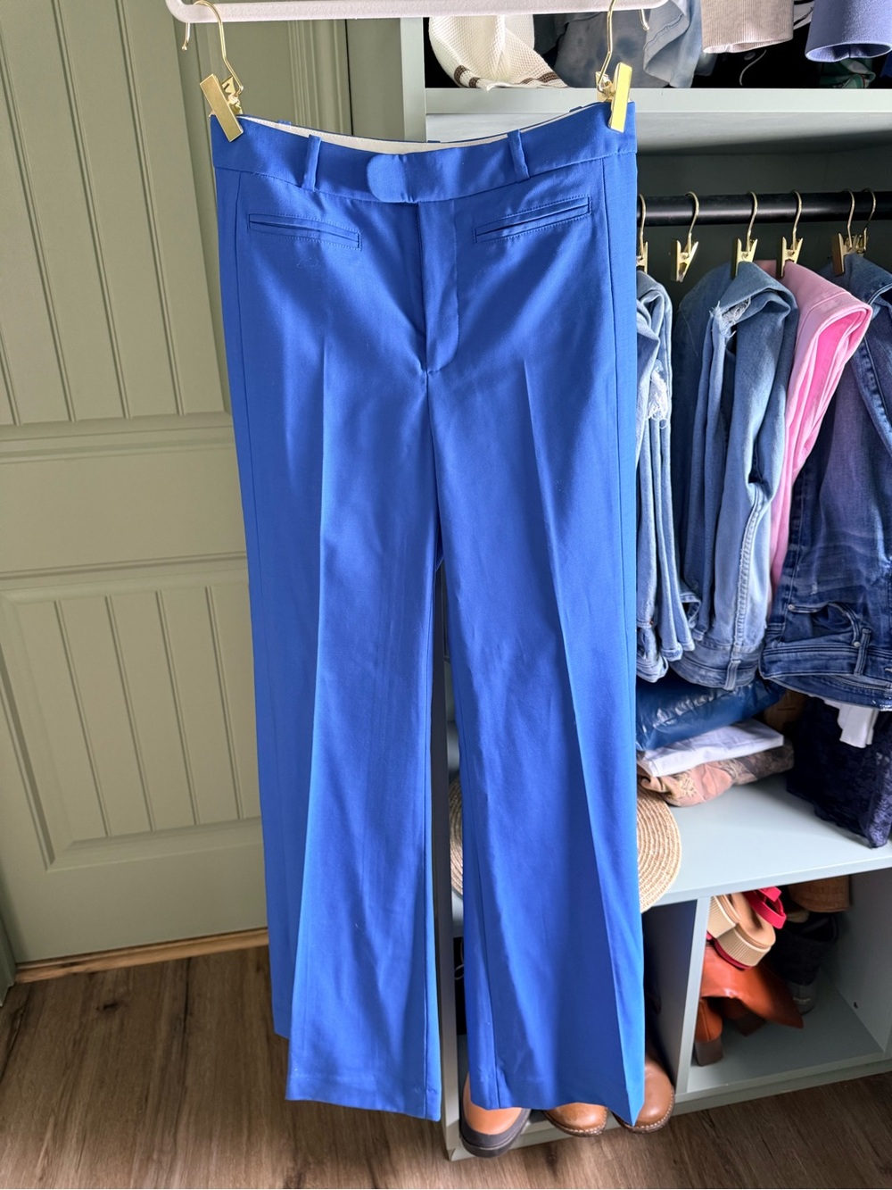 Banana Republic x Harbison Women's Royal Blue Dress Pants
